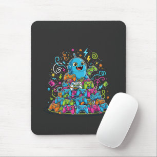 Funny Gaming Never Ends  Mouse Mat