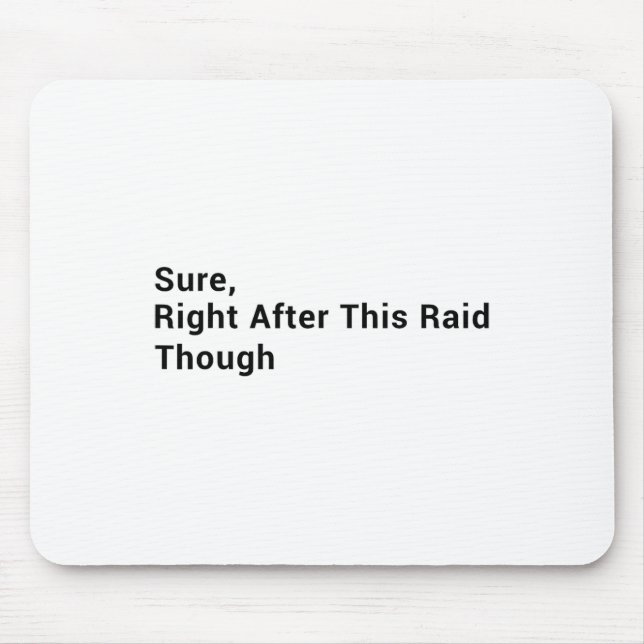 Funny Gaming - Sure  Mouse Mat (Front)