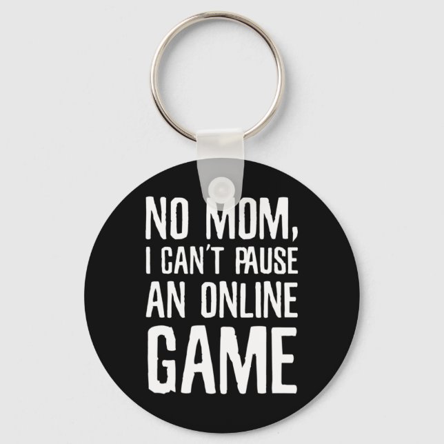 Funny Gaming - Video Game Humour Tee  Key Ring (Front)