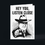 FUNNY GANGSTER BIRTHDAY GREETING CARDS<br><div class="desc">HAPPY BIRTHDAY,  OR ELSE!</div>