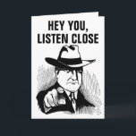FUNNY GANGSTER BIRTHDAY GREETING CARDS<br><div class="desc">HAPPY BIRTHDAY,  OR ELSE!</div>