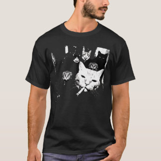 Funny Gangster Cat Meme T-Shirt