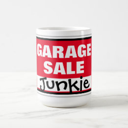 Funny Garage Sale Junkie Coffee Mug