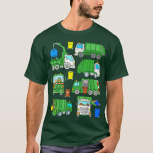 Funny Garbage Truck Dump Trash Trucks Lovers T-Shirt