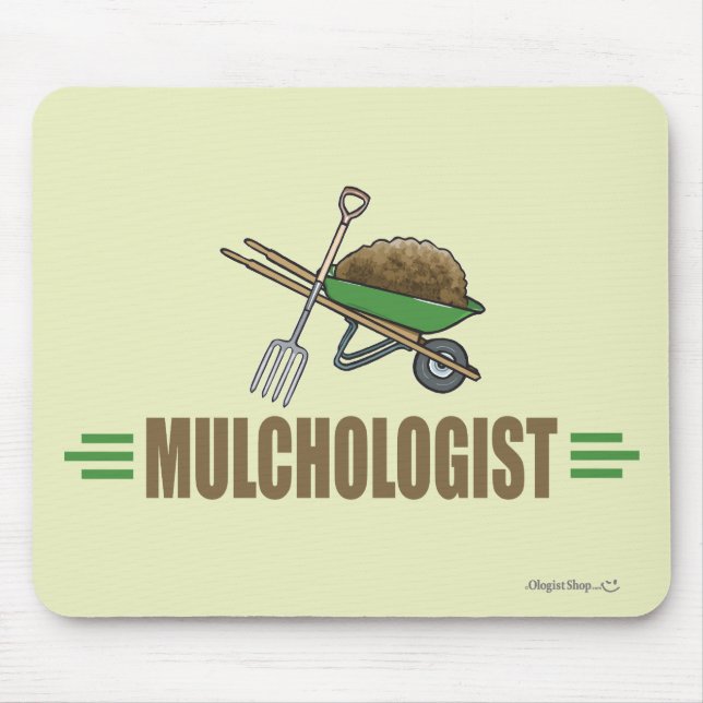Funny Garden Landscaping Mouse Mat (Front)