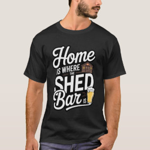 Funny Garden Pub Shed Bar T-Shirt