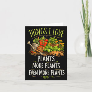 Funny Gardener Humour Vegetable Garden Lover Card
