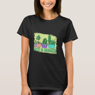 Funny Gardener Not A Hugger Flowering And Thorn Ca T-Shirt