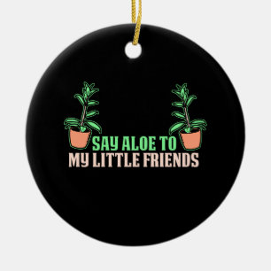 Funny Gardening Ceramic Tree Decoration