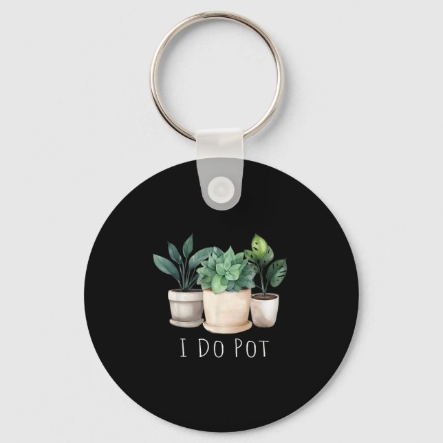 Funny Gardening Designs I Do T Garden - Uni-adults Key Ring (Front)