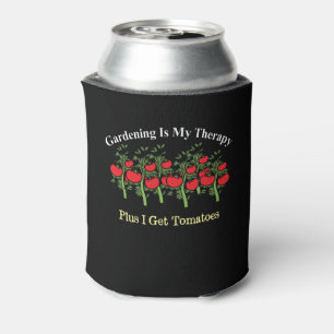 Funny Gardening Is My Therapy Can Cooler