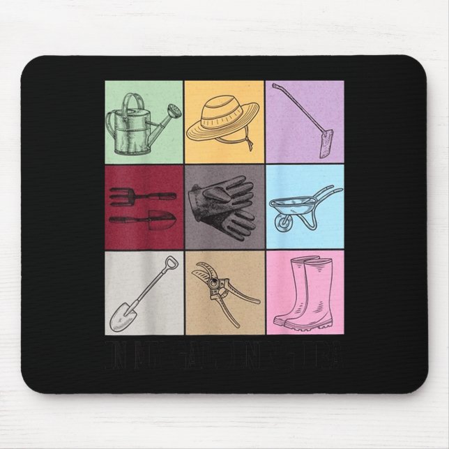 Funny Gardening Lover S Plant Lover , Men's G Clic Mouse Mat (Front)