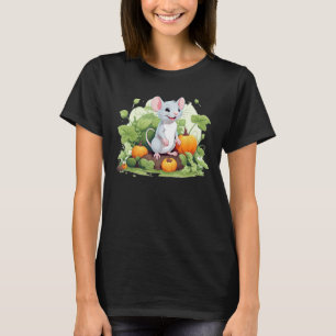 Funny gardening Pumpkin Mouse for Garden Herbs Sea T-Shirt