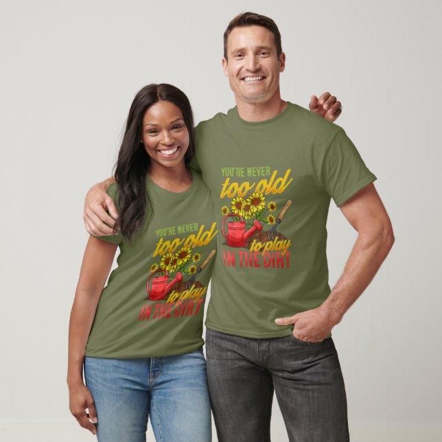 funny gardening word art T-Shirt unisex (Unisex)
