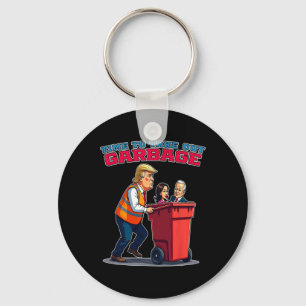 Funny Garge For Trump Mega And Mgga 2024  Key Ring