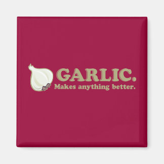 Funny Garlic Magnet