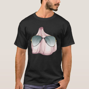 Funny Garlic With Shades Outfit Love Spices T-Shirt