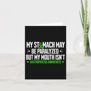 Funny Gastroparesis Awareness Month Stomach Sarcas Card