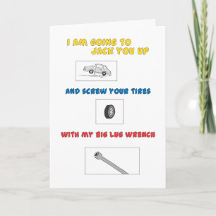 Funny Gay Birthday "Jack You Up" Card