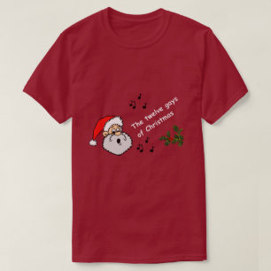 Funny Gay Christmas The 12 Gays Of Christmas LGBTQ T-Shirt