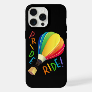 Funny Gay Pride Hot Air Balloon Rainbow Ride Gays  iPhone 15 Pro Max Case
