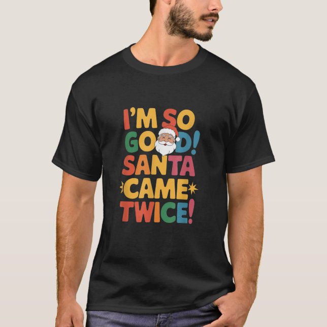 Funny Gay Santa Claus Christmas LGBT Pun Pride Xma T-Shirt (Front)