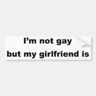 Funny Gay Slogan! Bumper Sticker