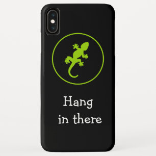 Funny Gecko Lizard Nature Theme iPhone XS Max Case