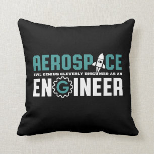 Funny Geek Engineer Aerospace Engineering Major Cushion