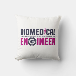 Funny Geek Engineer Biomedical Engineering Major Cushion