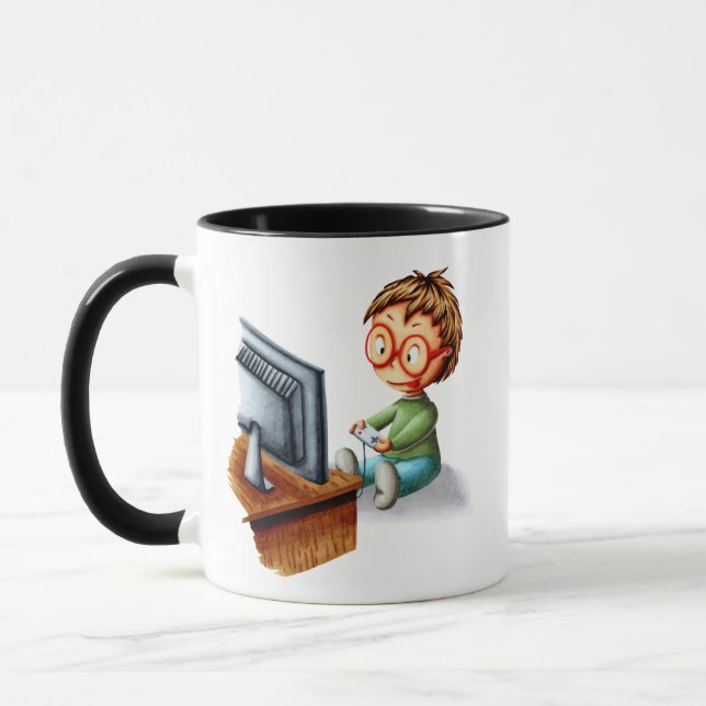 Funny Geek Gaming Mug (Left)