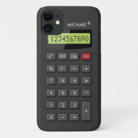 Funny Geeky Calculator Pattern Personalised