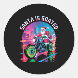 Funny Gen Alpha Gen Z Slang Funny Christmas Sweate Classic Round Sticker