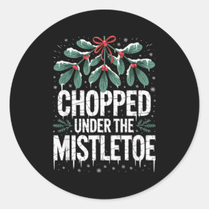 Funny Gen Alpha Gen Z Slang Funny Christmas Sweate Classic Round Sticker