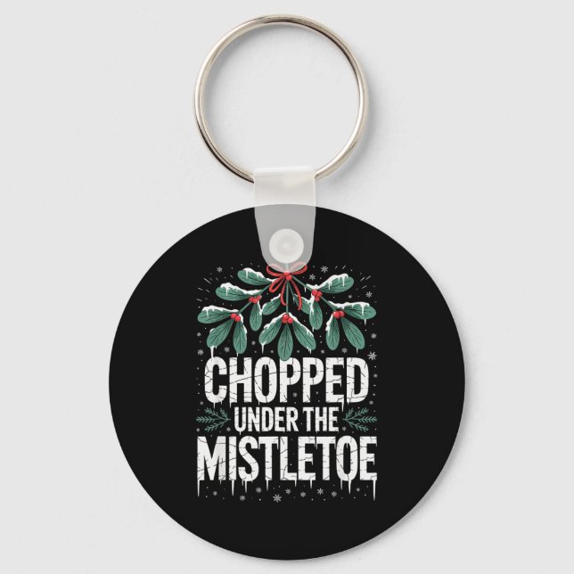 Funny Gen Alpha Gen Z Slang Funny Christmas Sweate Key Ring (Front)
