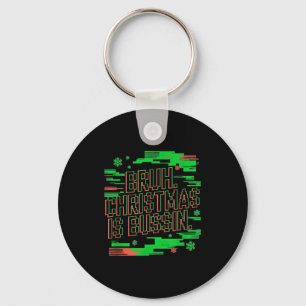 Funny Gen Alpha Gen Z Slang Funny Christmas Sweate Key Ring