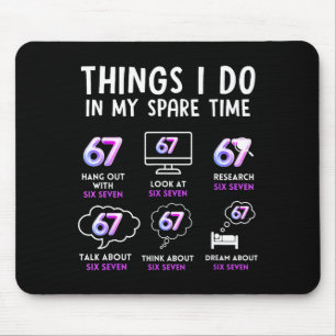Funny Gen Alpha Lover Trend Fan Modern Youth Humor Mouse Mat