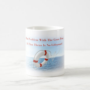 Funny Gene Pool Lifeguard Mug