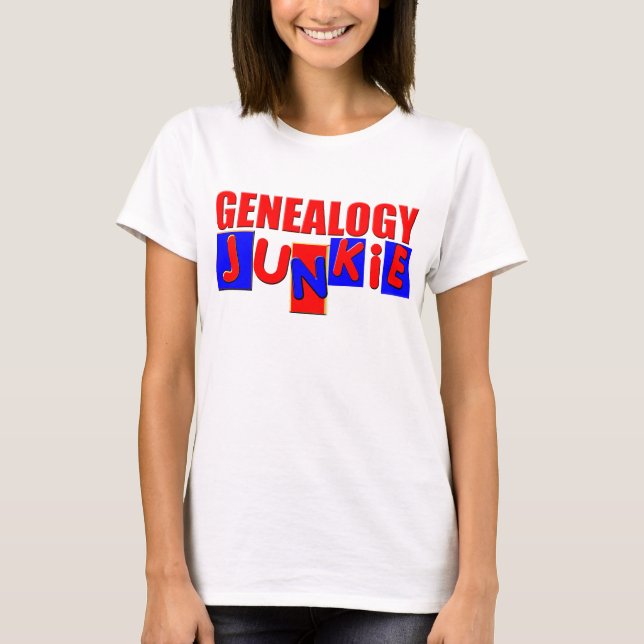 Funny Genealogy T-Shirt (Front)