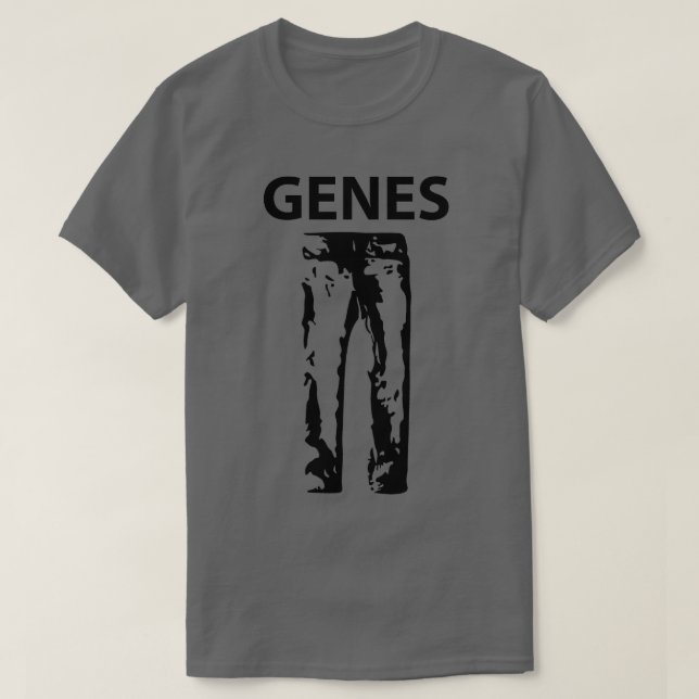 Funny Genes Jeans Silhouette T-Shirt (Design Front)