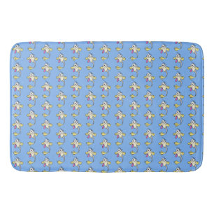 Funny genie bath mat