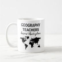 Funny Geography Teacher Gift Coffee Mug