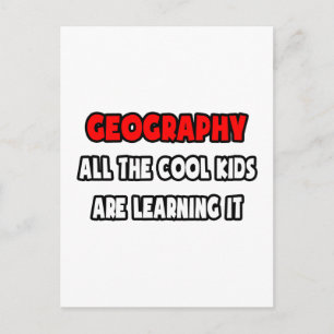 Funny Geography Teacher Shirts and Gifts Postcard