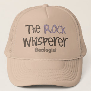 Funny Geologist Gifts "The Rock Whisperer" Hat