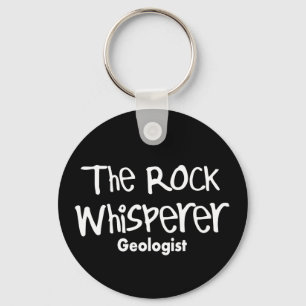 Funny Geologist Gifts "These Are My Rocks" Key Ring