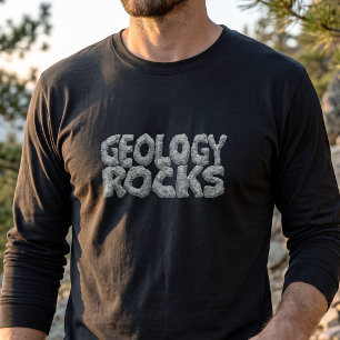 Funny Geologist Humour - Geology Rocks Pun T-Shirt