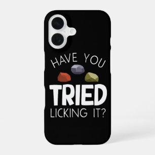 Funny Geologist Lapidary Rock Collector Rockhound iPhone 16 Case
