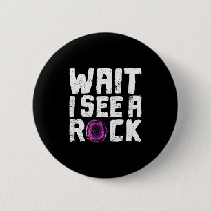 Funny Geologist Rock Hounding Geode Vintage Shirt 6 Cm Round Badge