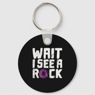 Funny Geologist Rock Hounding Geode Vintage Shirt  Key Ring