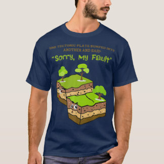 Funny Geology Earthquake Gift  Cute Earth Men T-Shirt